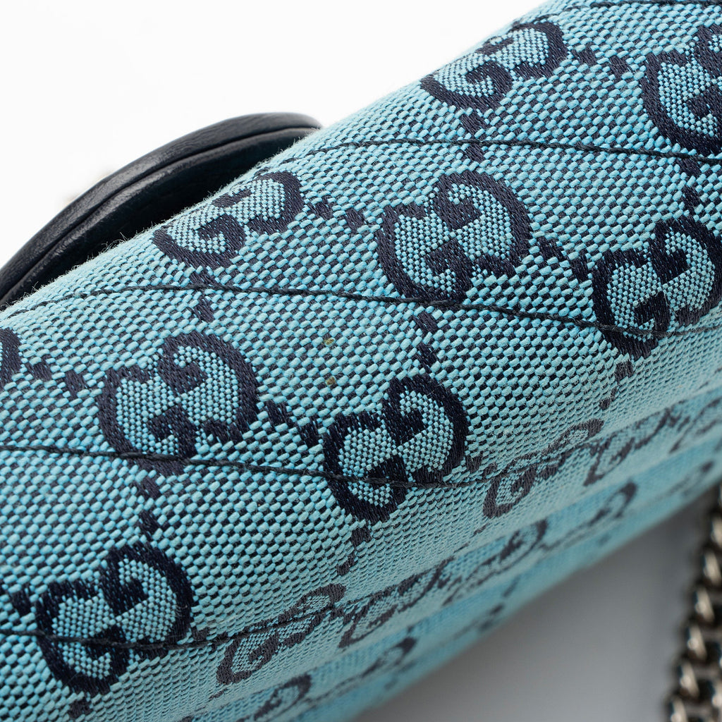 Gucci Matelasse GG Canvas GG Marmont Wallet on Chain
