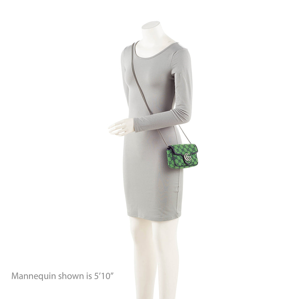 Gucci Matelasse GG Canvas GG Marmont Mini Flap Bag