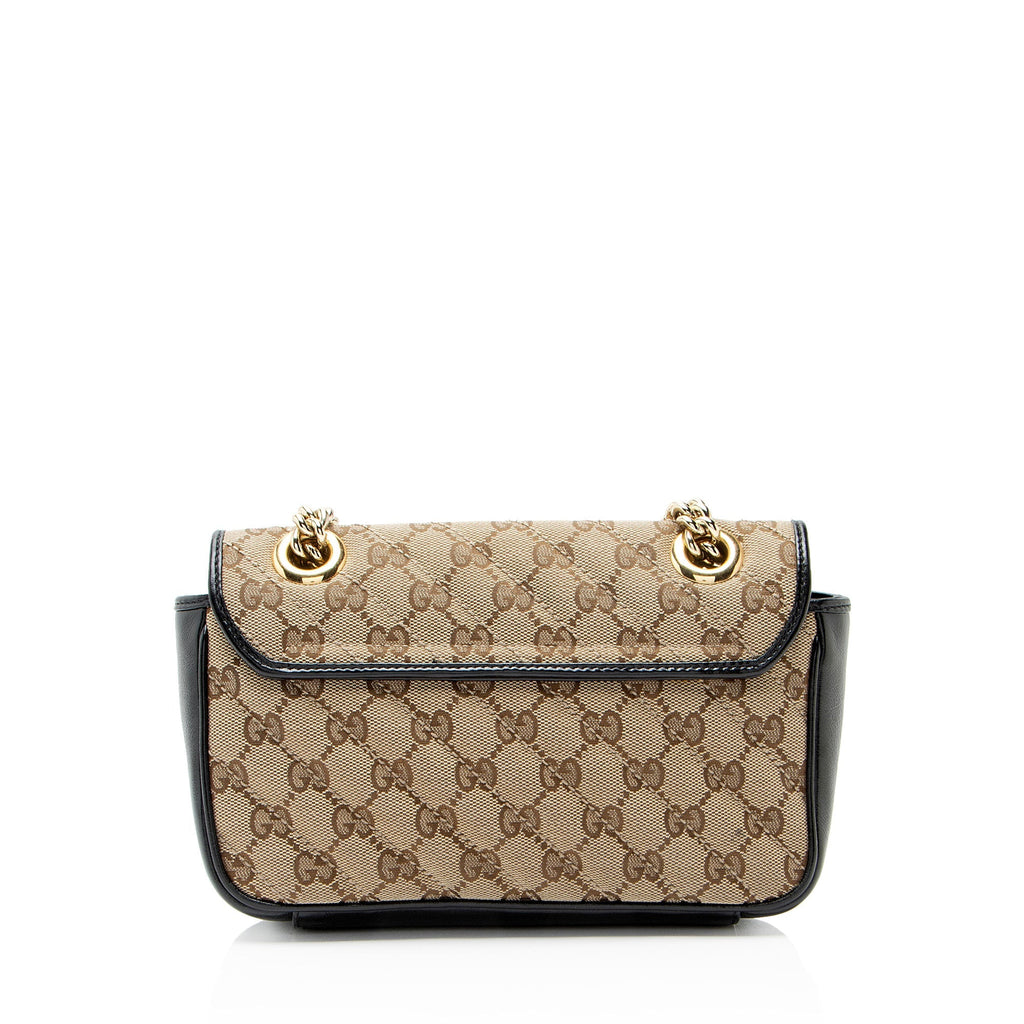 Gucci Matelasse GG Canvas GG Marmont Small Flap Bag