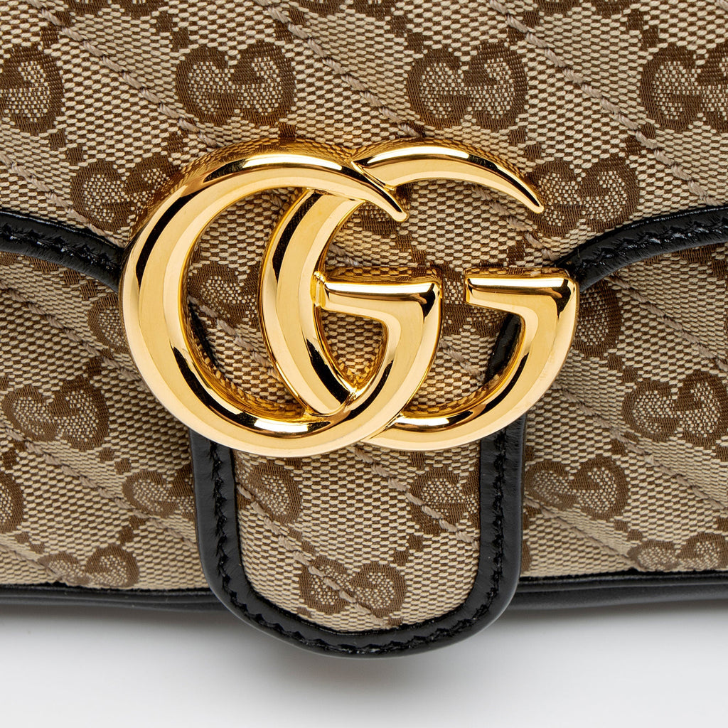 Gucci Matelasse GG Canvas GG Marmont Medium Flap Bag