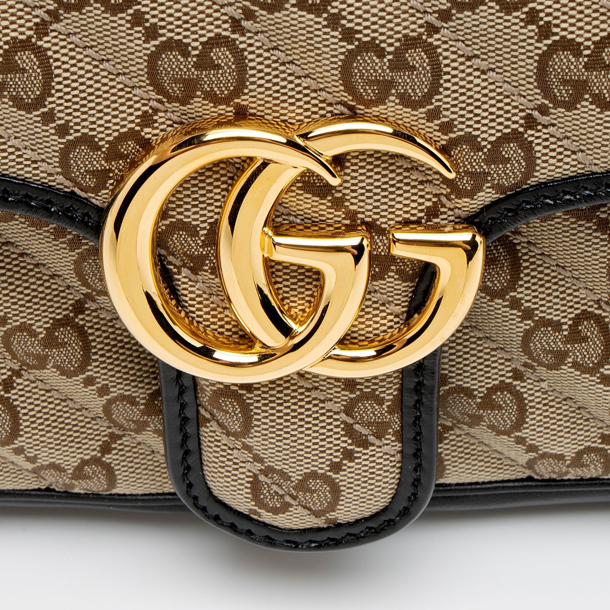 Gucci Matelasse GG Canvas GG Marmont Medium Flap Bag