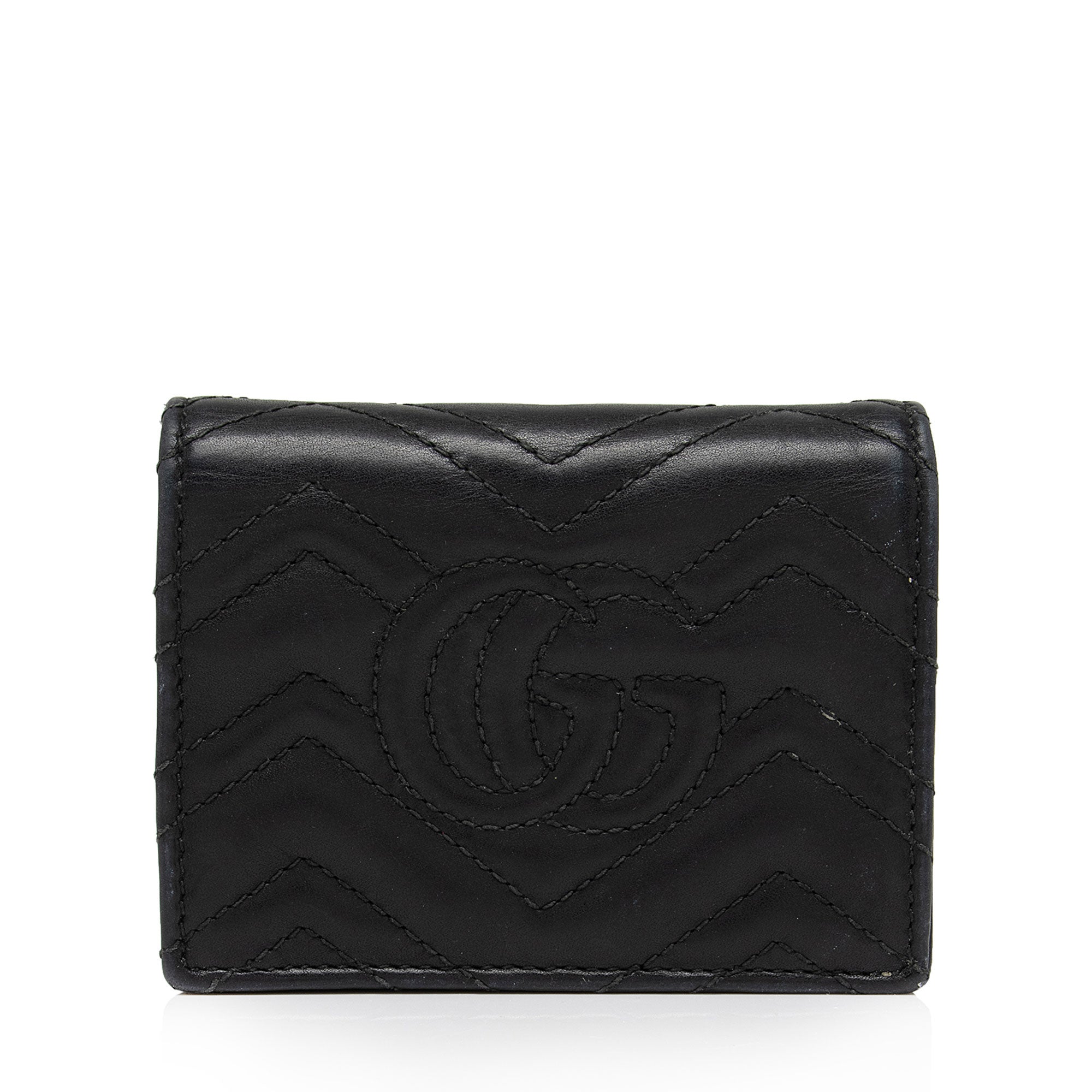 Gucci Matelasse GG Marmont Card Case Wallet (SHF-otkUtR)