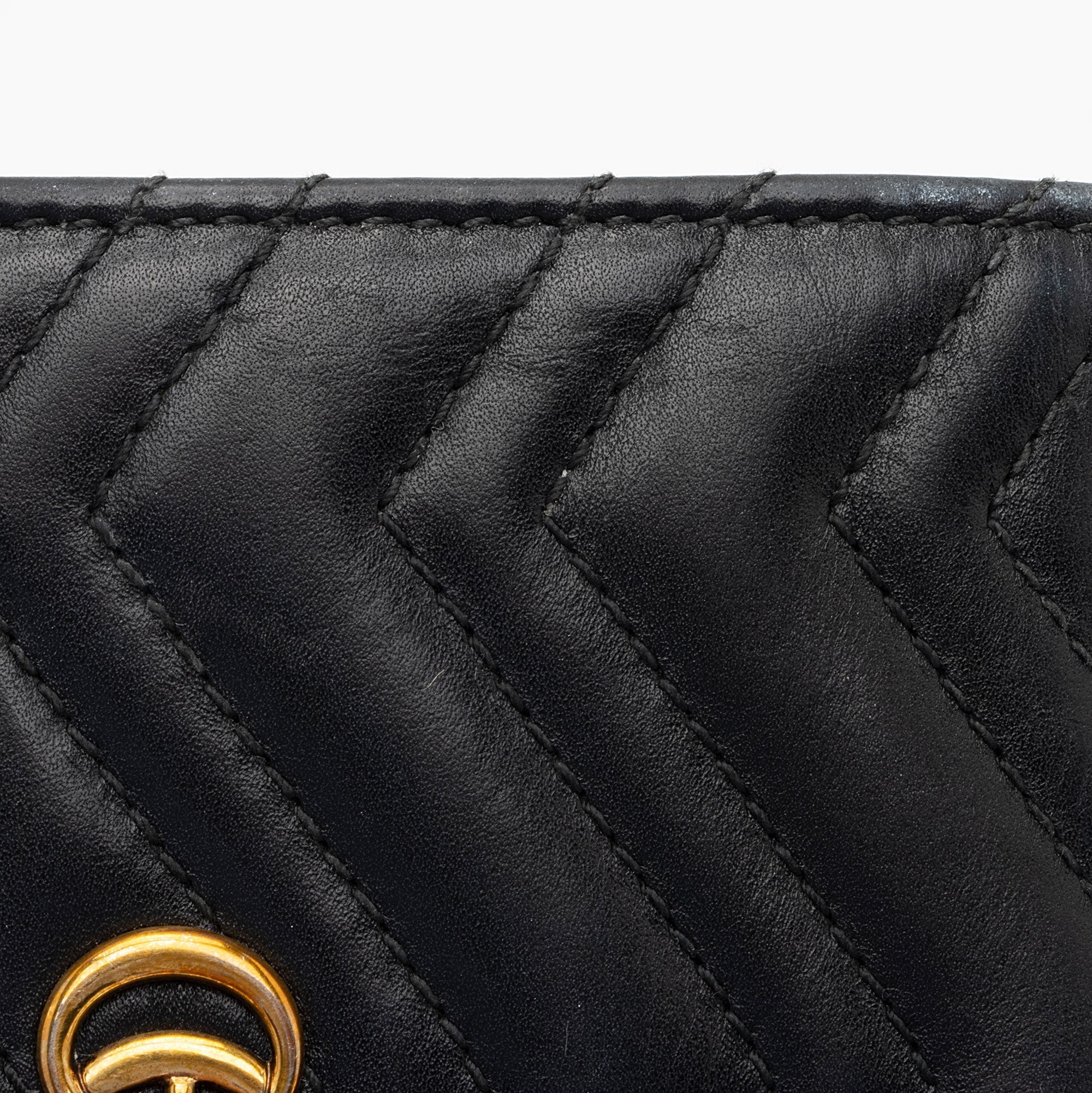 Gucci Matelasse GG Marmont Card Case Wallet (SHF-otkUtR)
