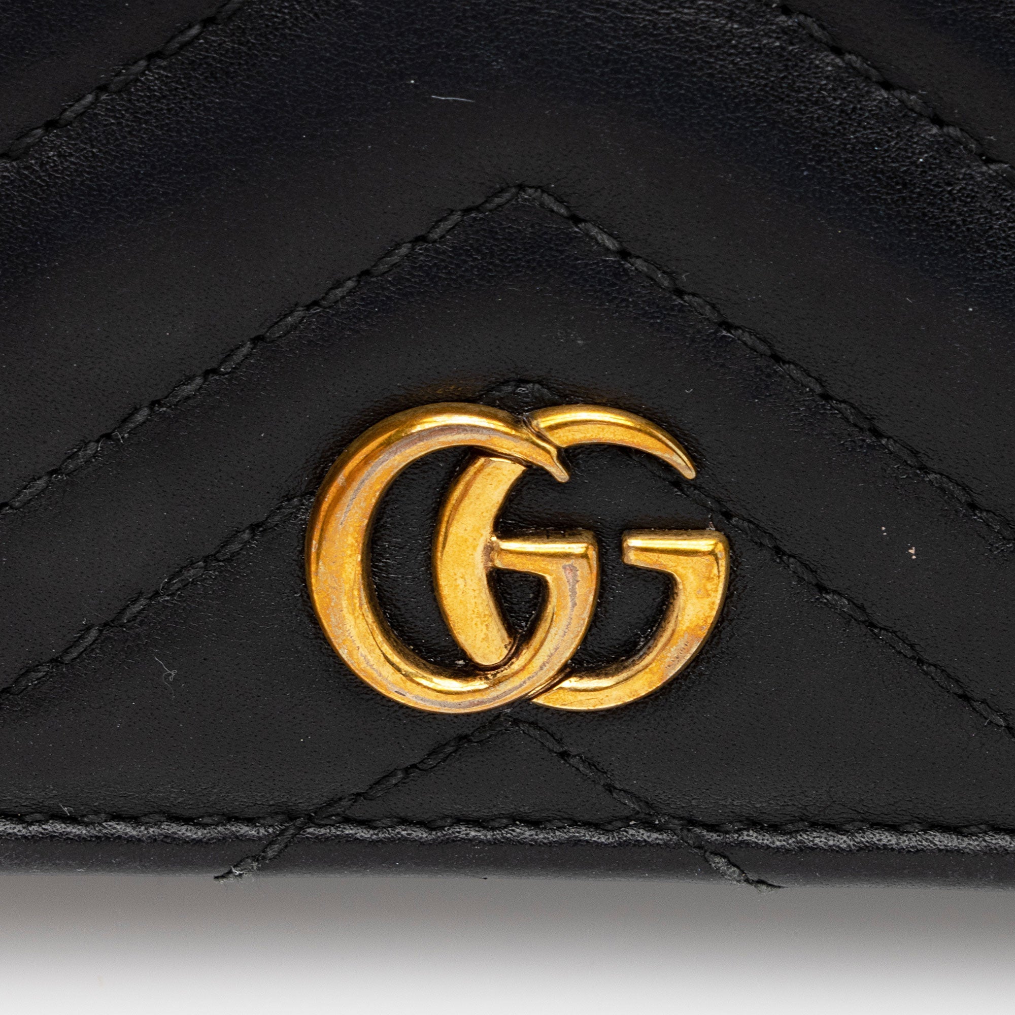 Gucci Matelasse GG Marmont Card Case Wallet (SHF-otkUtR)
