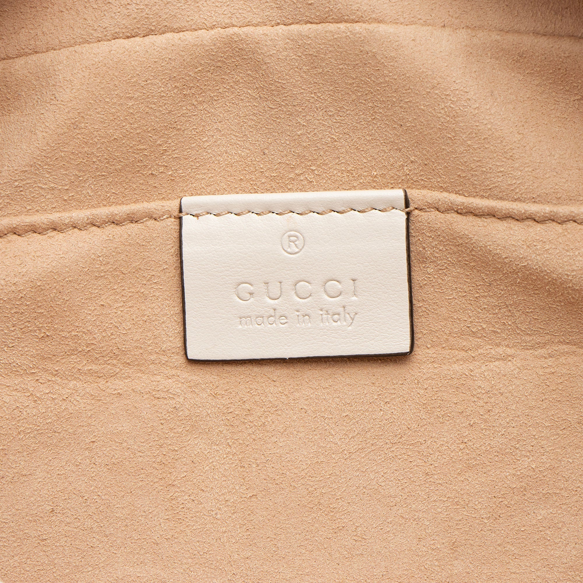 Gucci Matelasse Leather Apple GG Marmont Small Shoulder Bag