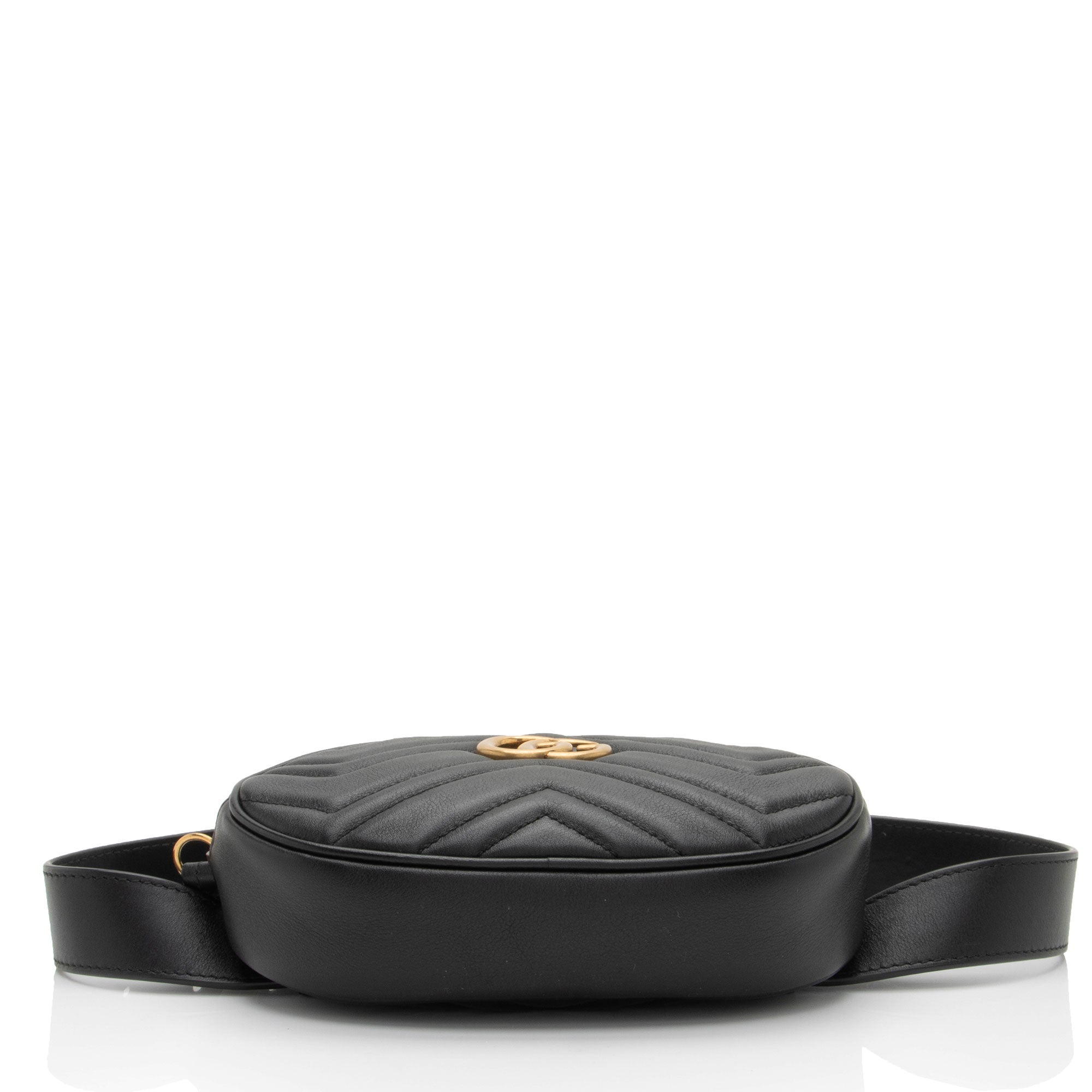 Gucci Matelasse Leather GG Marmont Belt Bag - Size 30 / 75 (SHF-LoosRT)