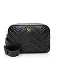 Gucci Matelasse Leather GG Marmont Large Belt Bag - Size 32 / 80 (SHF-22528)