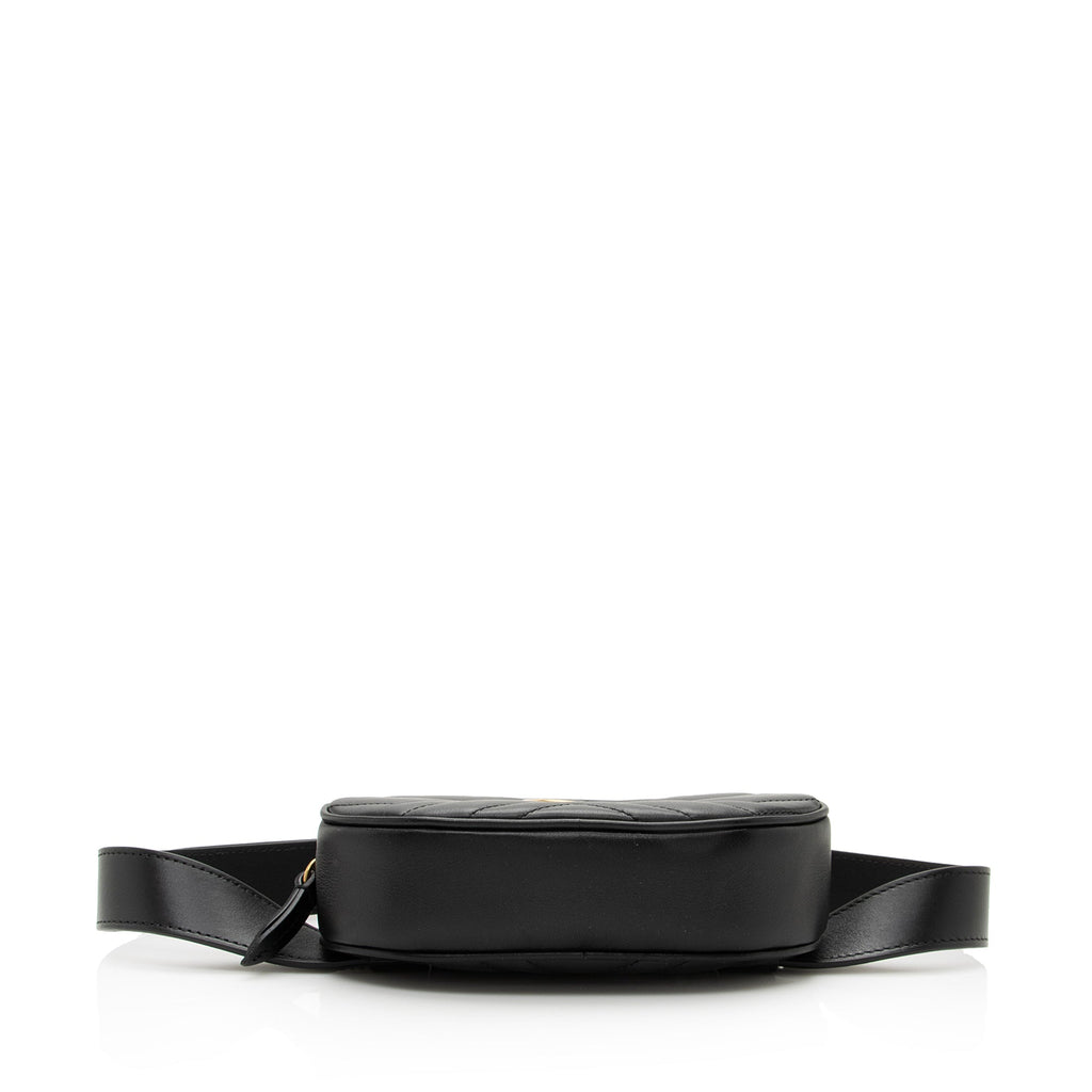 Gucci Matelasse Leather GG Marmont Belt Bag - Size 34 / 85 (SHF-22688)