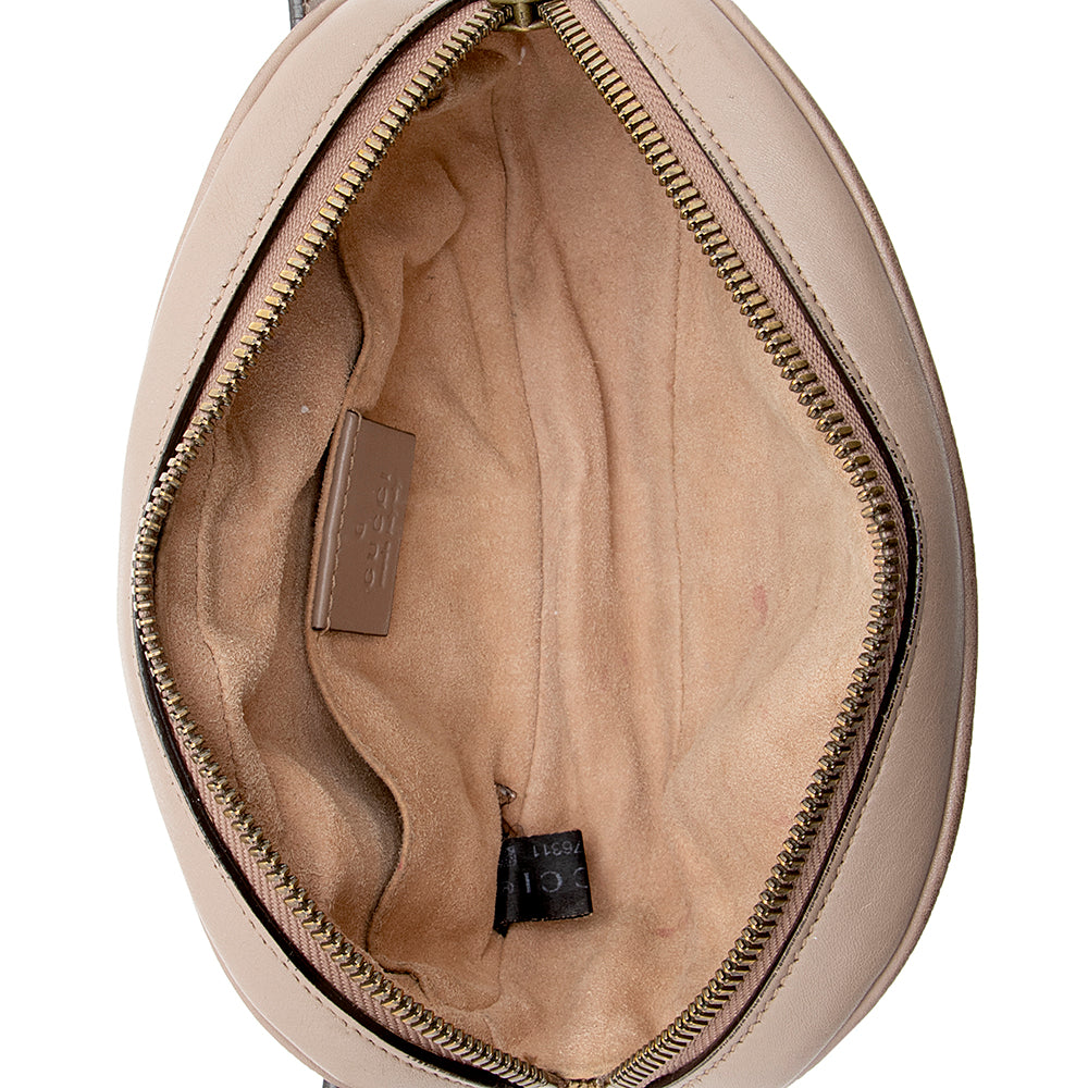 Gucci Matelasse Leather Gucci Marmont Belt Bag - Size 95 (SHF-17440)