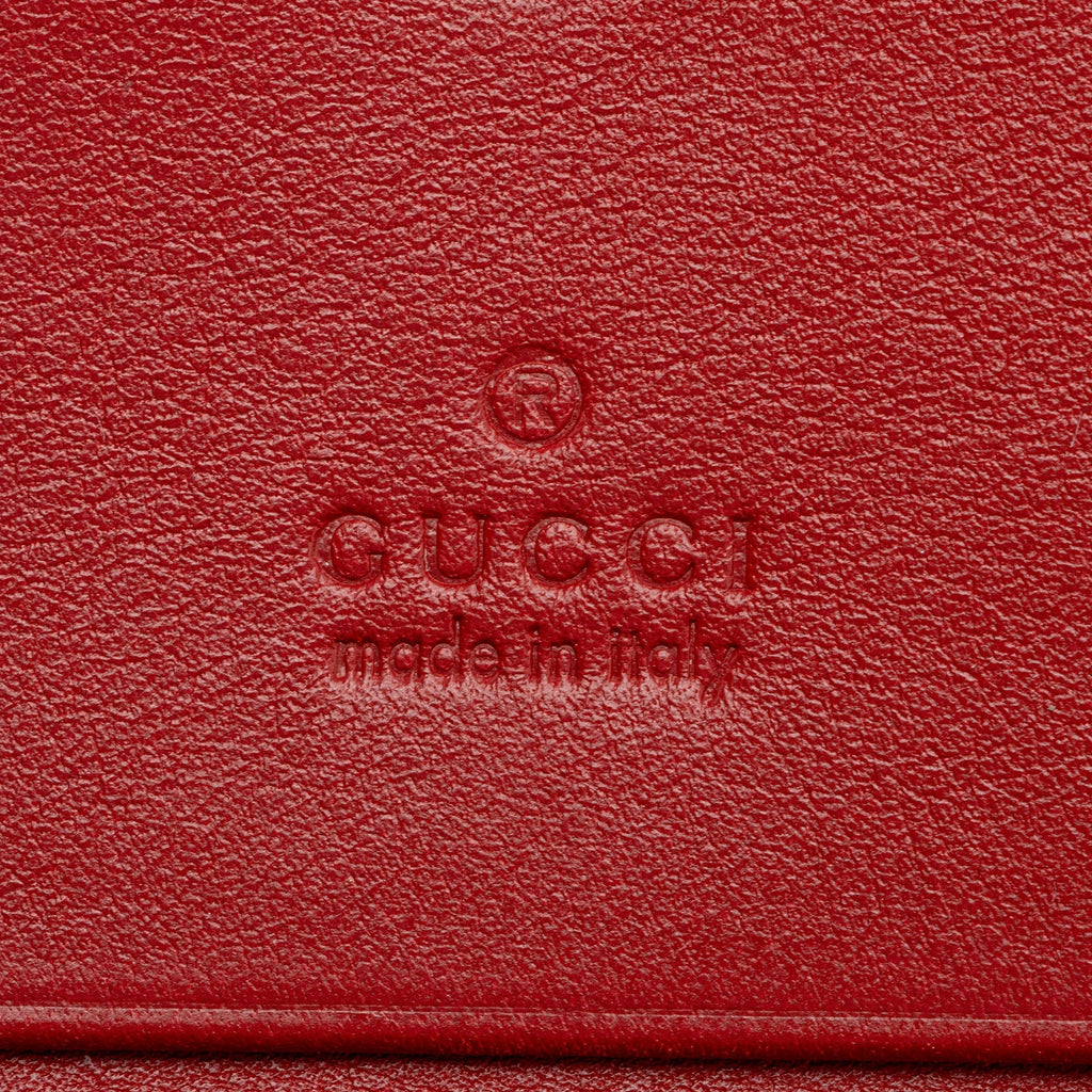 Gucci Matelasse Leather GG Marmont Card Case Wallet (SHF-o0HCO4)