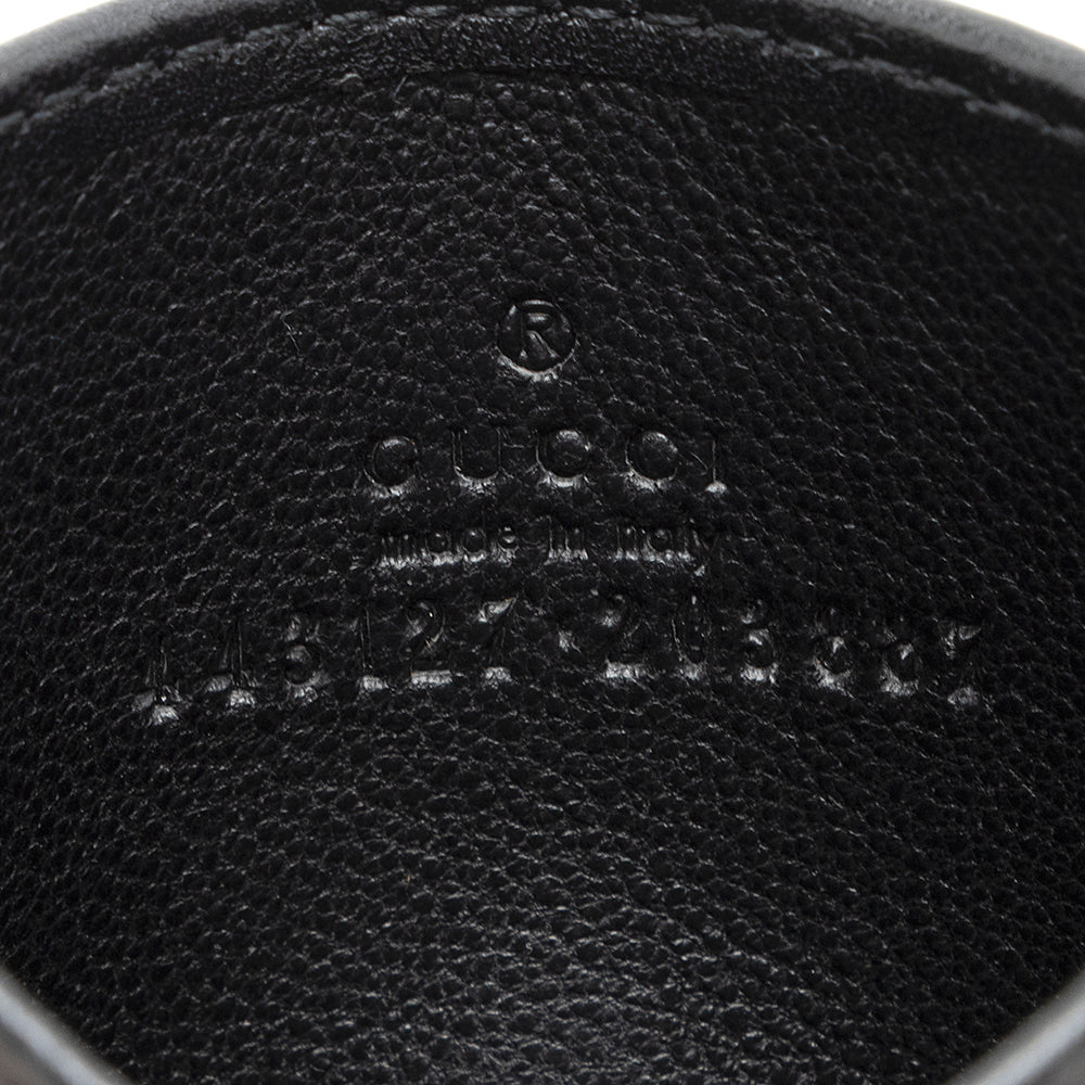 Gucci Matelasse Leather Gucci Marmont Card Case (SHF-20748)