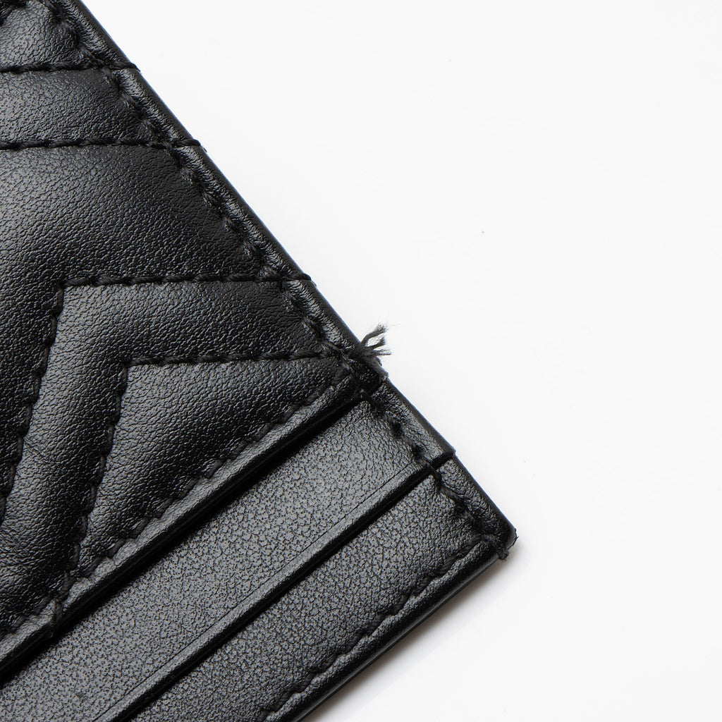Gucci Matelasse Leather GG Marmont Card Case