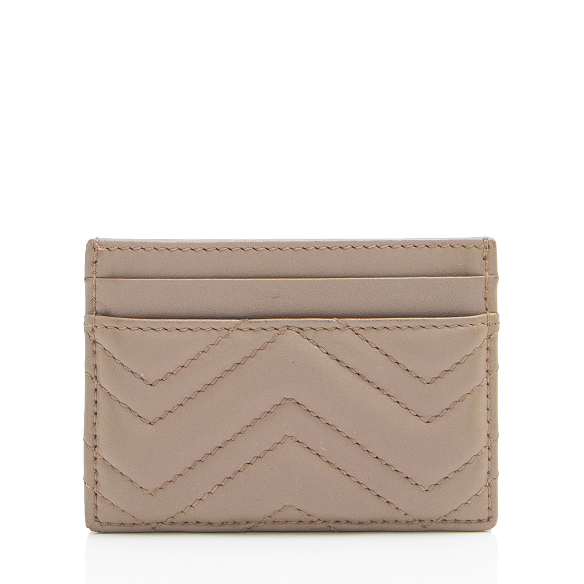 Gucci Matelasse Leather GG Marmont Card Case