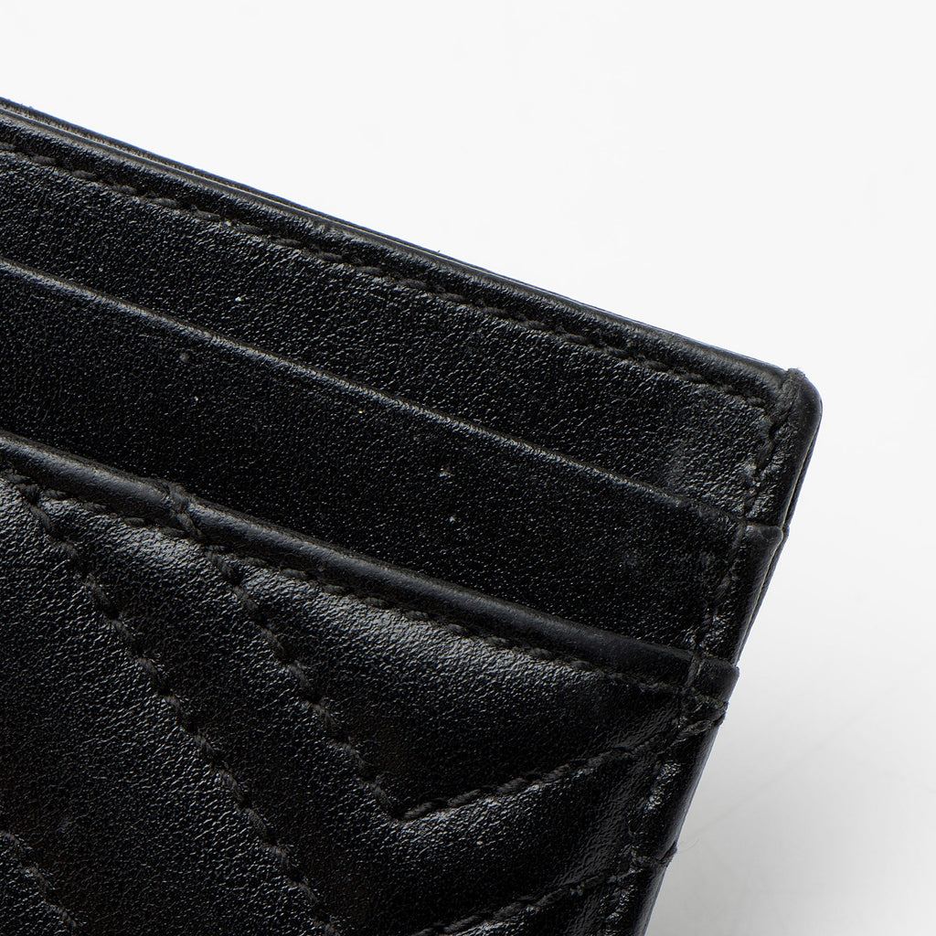 Gucci Matelasse Leather GG Marmont Card Case