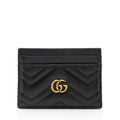 Gucci Matelasse Leather GG Marmont Card Case