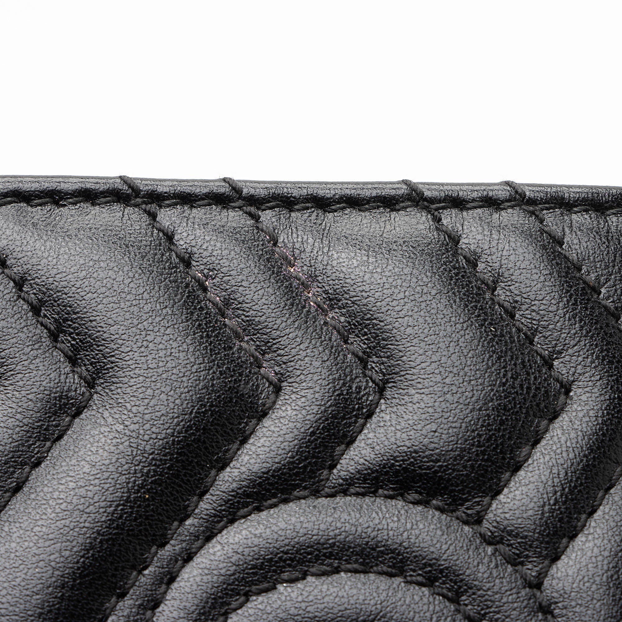 Gucci Matelasse Leather GG Marmont Card Wallet (SHF-15hEyp)