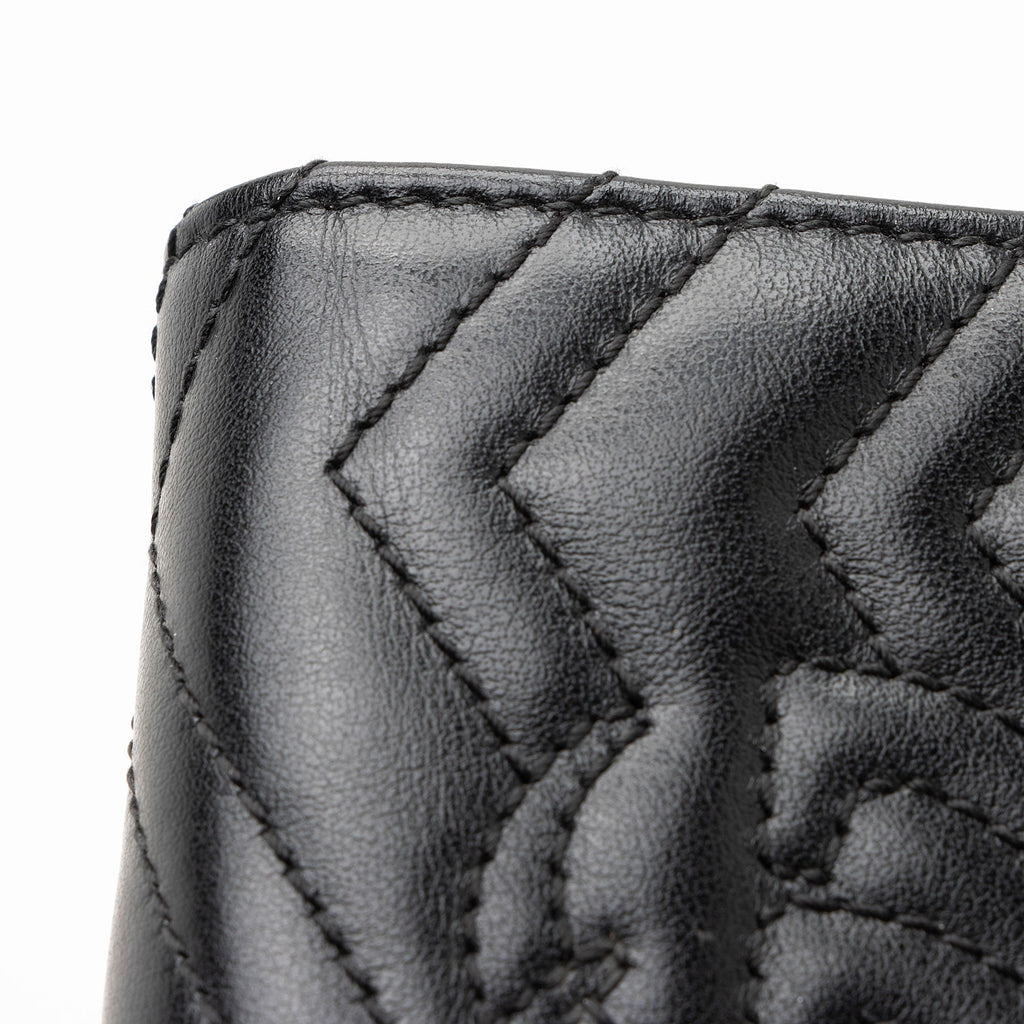 Gucci Matelasse Leather GG Marmont Card Wallet (SHF-15hEyp)