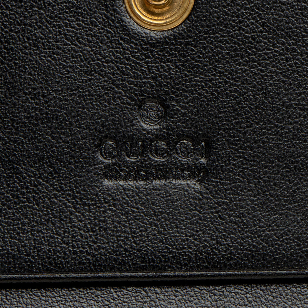 Gucci Matelasse Leather GG Marmont Card Wallet (SHF-vb1hJE)