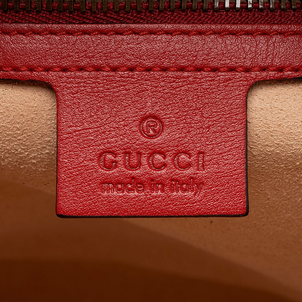 Gucci Matelasse Leather GG Marmont Chain Medium Shoulder Bag (SHF-a9tEkd)