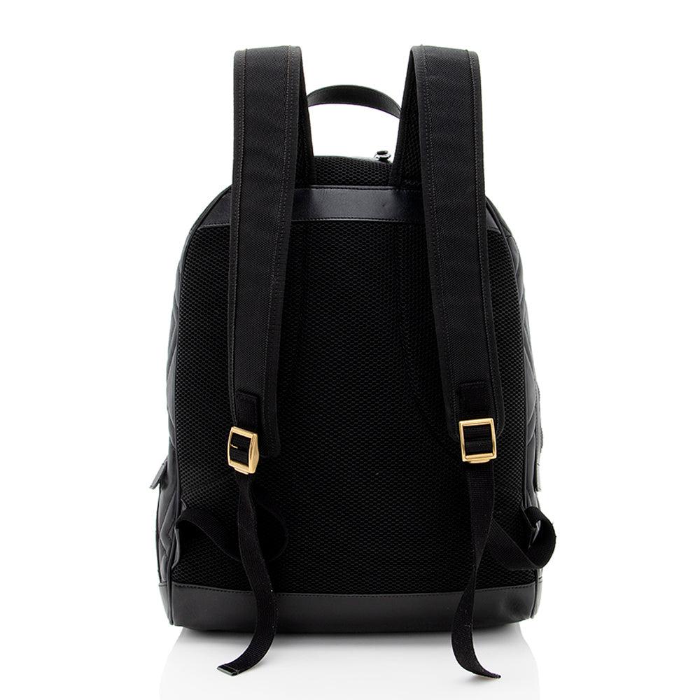 Gucci Matelasse Leather Gucci Marmont Day Backpack (SHF-18143)