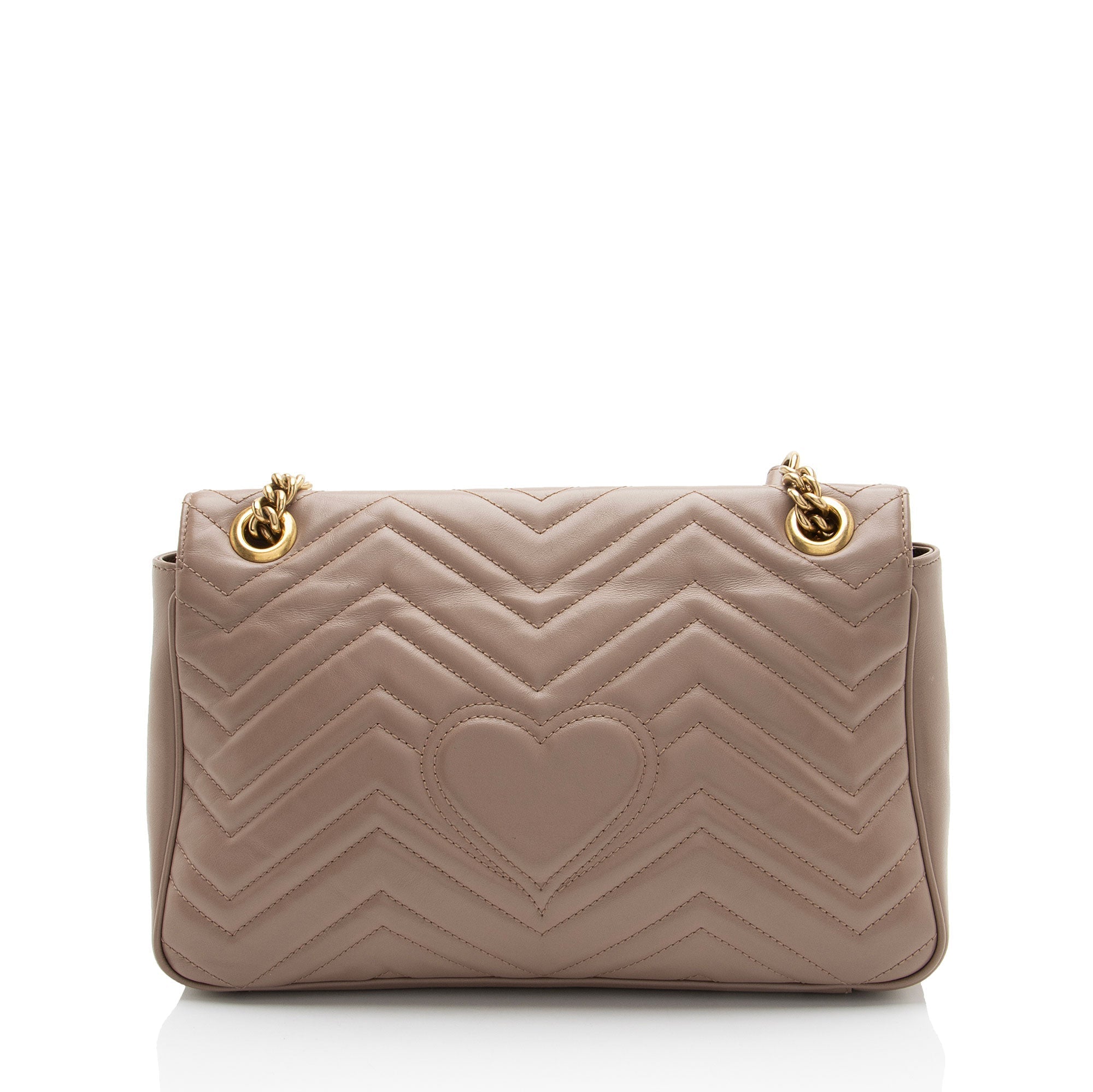 Gucci Matelasse Leather GG Marmont Large Flap Bag