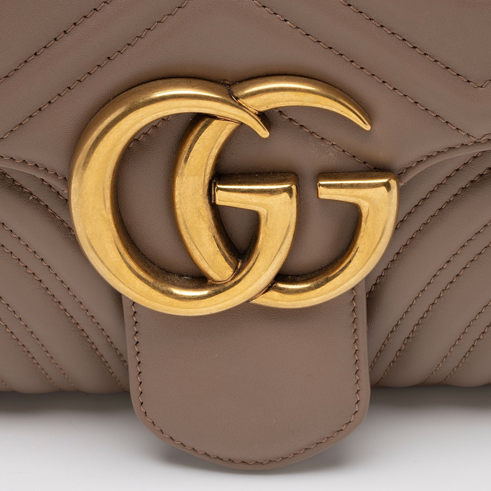Gucci Matelasse Leather GG Marmont Large Flap Bag