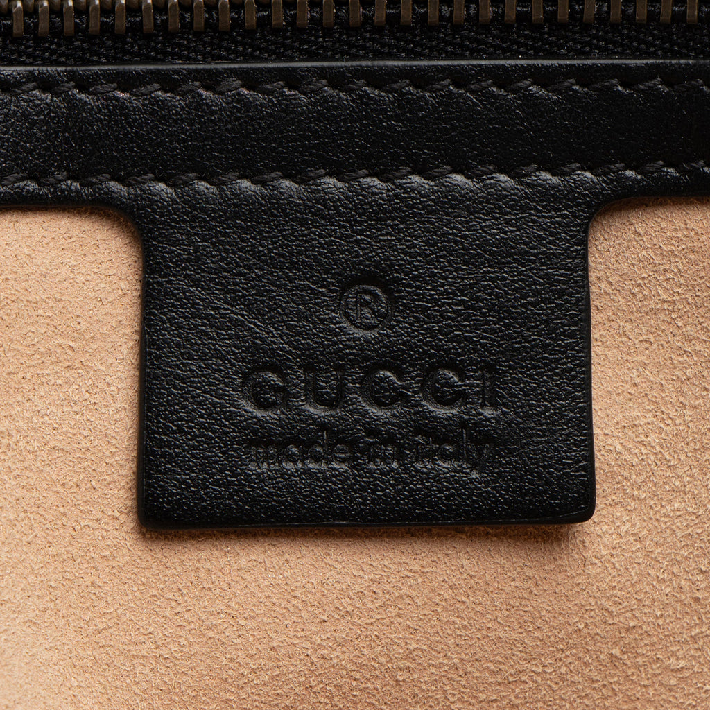 Gucci Matelasse Leather GG Marmont Medium Flap Bag (SHF-Xorpjv)