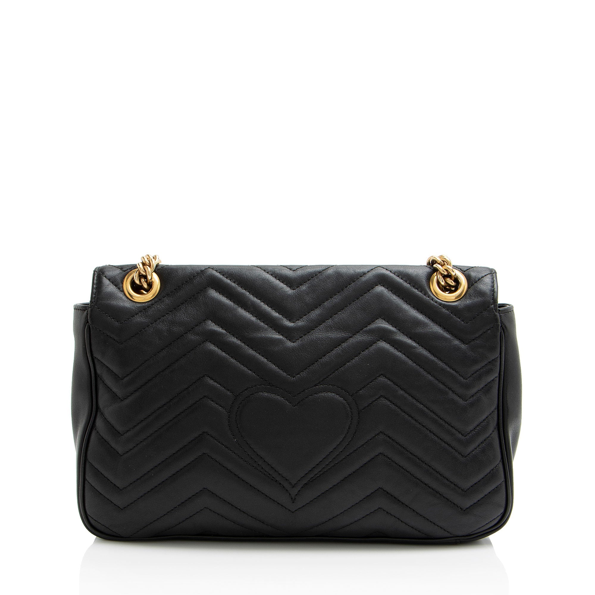 Gucci Matelasse Leather GG Marmont Medium Flap Bag
