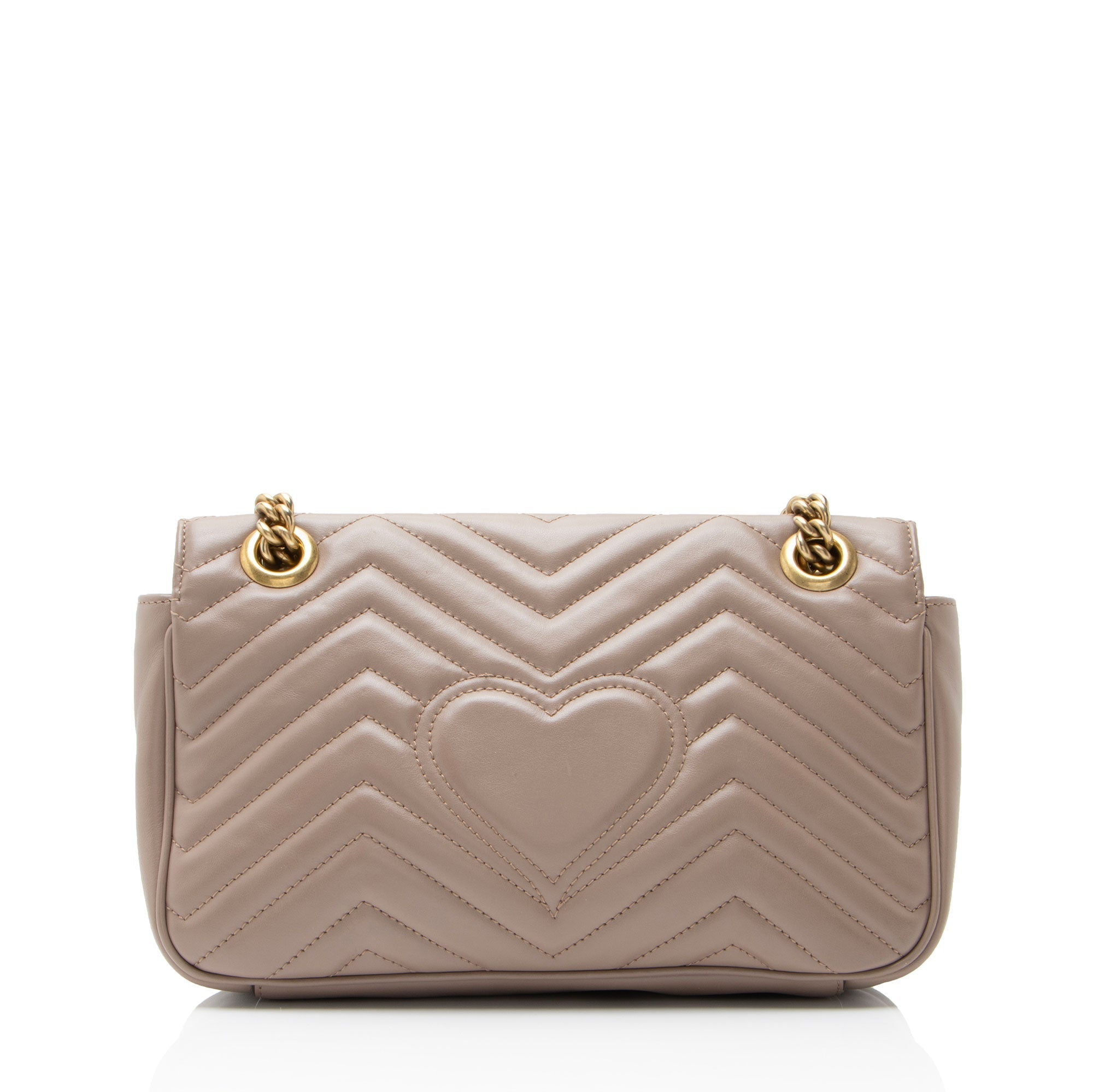 Gucci Matelasse Leather GG Marmont Medium Flap Bag