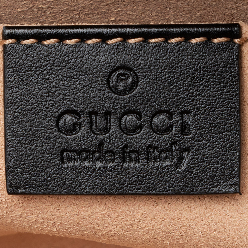 Gucci Matelasse Leather Gucci Marmont Mini Bag (SHF-19244)