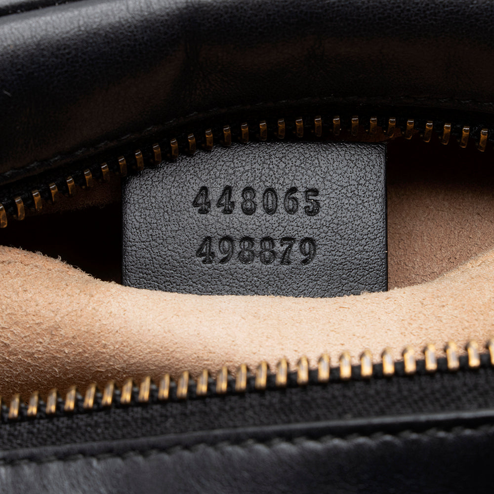 Gucci Matelasse Leather Gucci Marmont Mini Bag (SHF-19626)