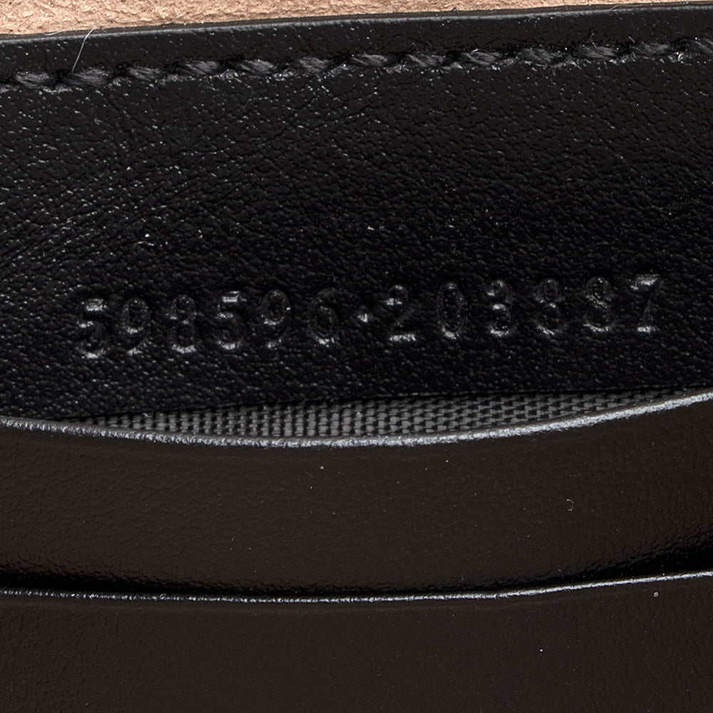 Gucci Matelasse Leather Gucci Marmont East West Mini Bag (SHF-21166)