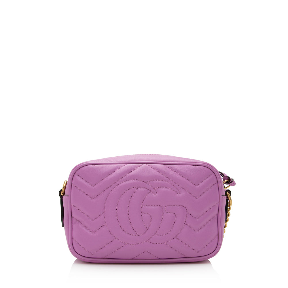 Gucci Matelasse Leather Gucci Marmont Mini Bag (SHF-21140)