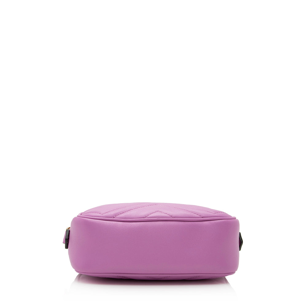 Gucci Matelasse Leather Gucci Marmont Mini Bag (SHF-21140)