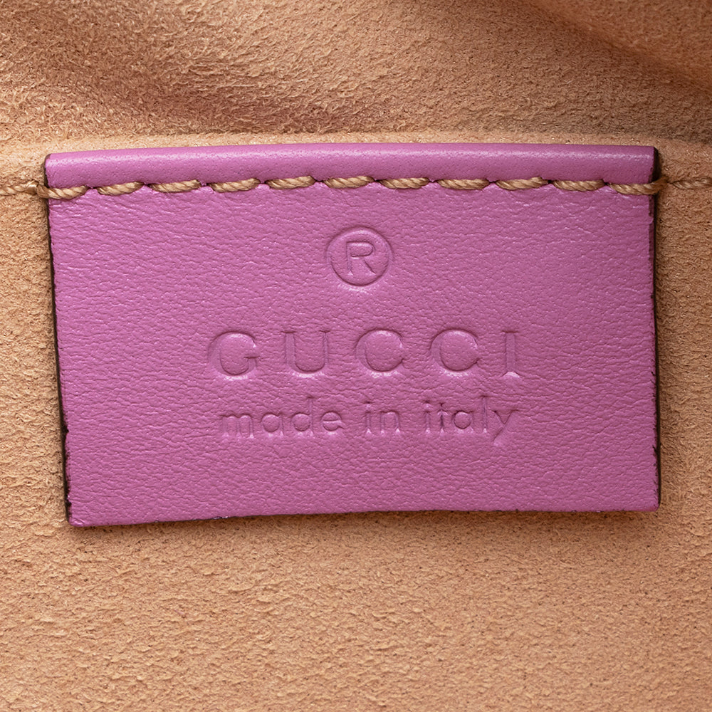 Gucci Matelasse Leather Gucci Marmont Mini Bag (SHF-21140)
