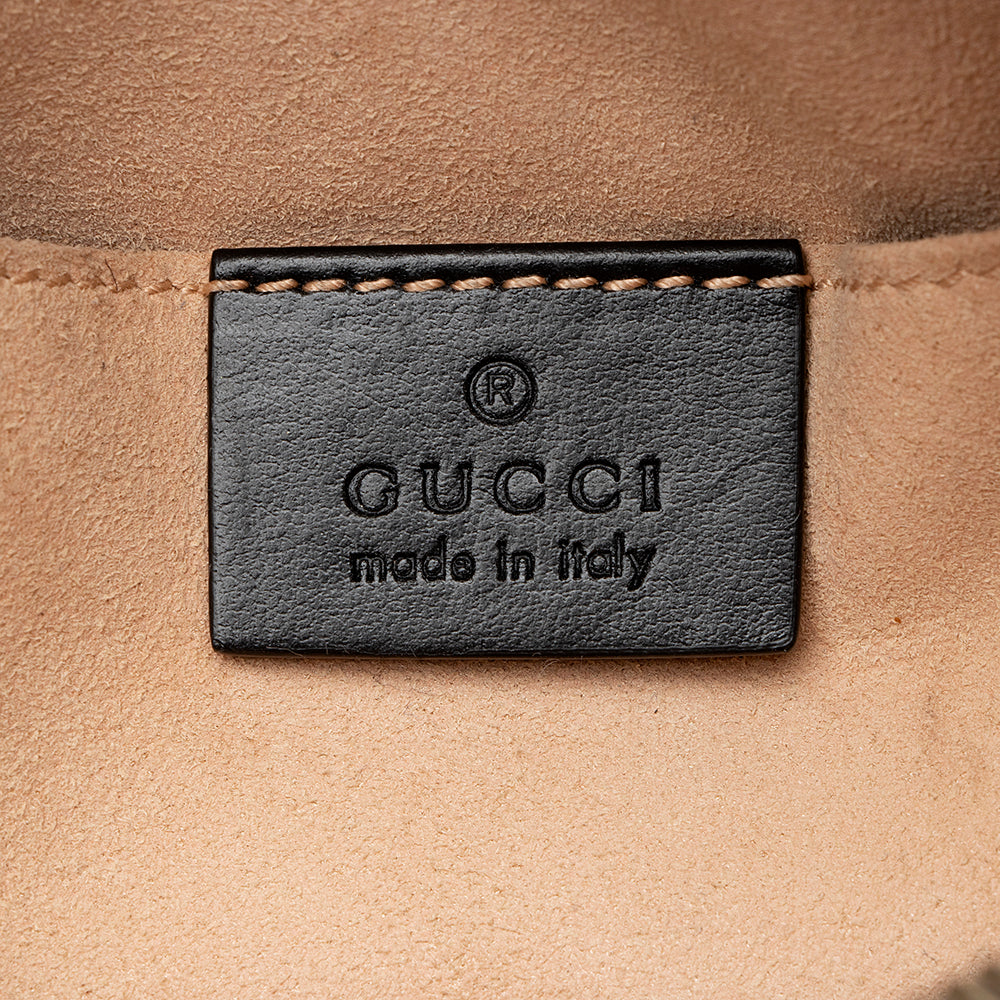 Gucci Matelasse Leather Gucci Marmont Mini Bag (SHF-21623)