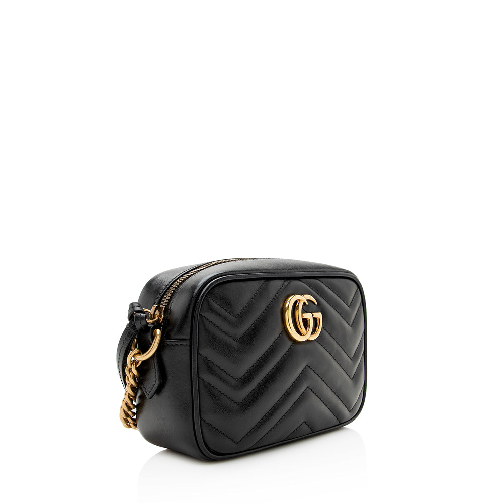 Gucci Matelasse Leather Gucci Marmont Mini Bag (SHF-21623)