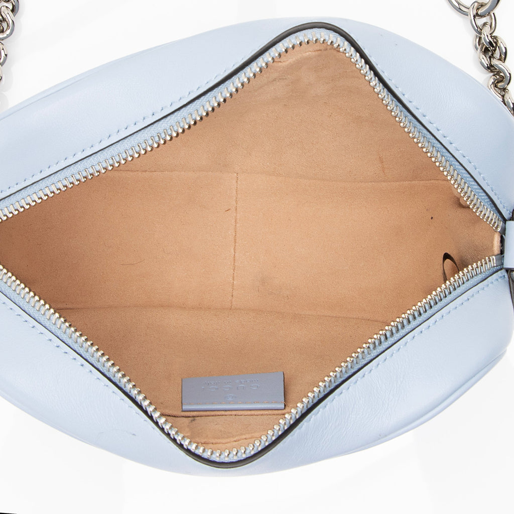 Gucci Matelasse Leather GG Marmont Mini Bag (SHF-23607)