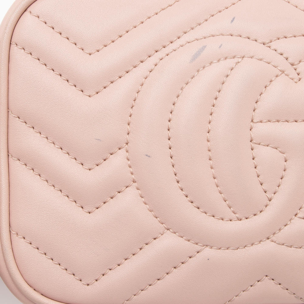 Gucci Matelasse Leather GG Marmont Mini Bag (SHF-23886)