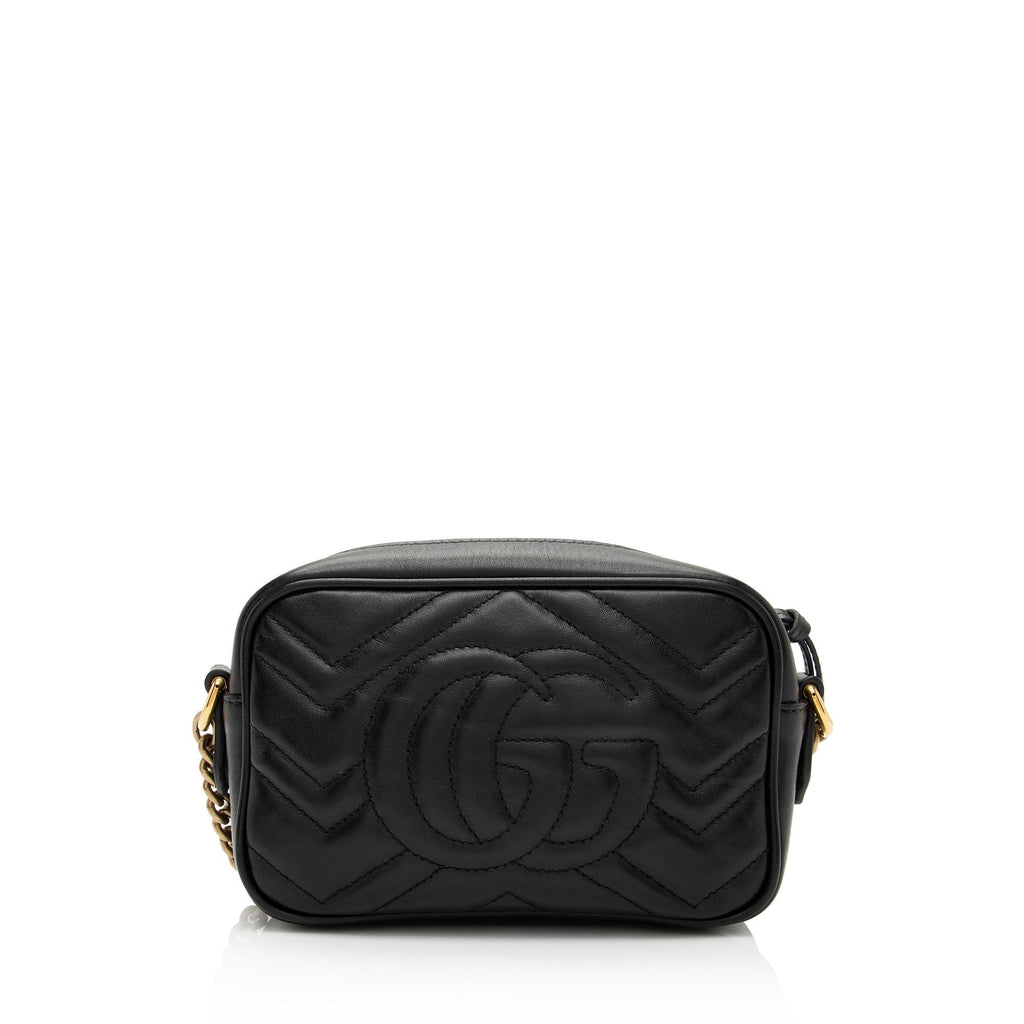 Gucci Matelasse Leather GG Marmont Mini Bag (SHF-jGNX76)