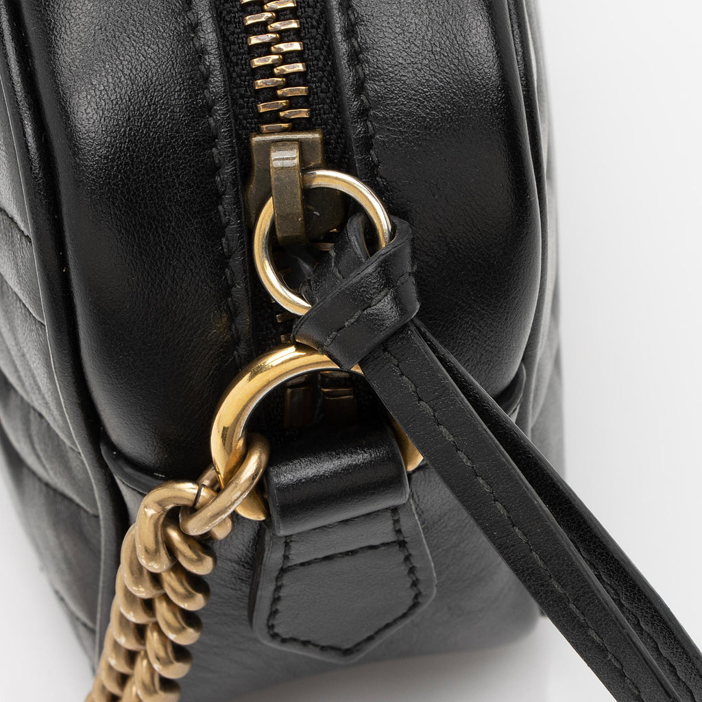 Gucci Matelasse Leather GG Marmont Mini Bag (SHF-jGNX76)