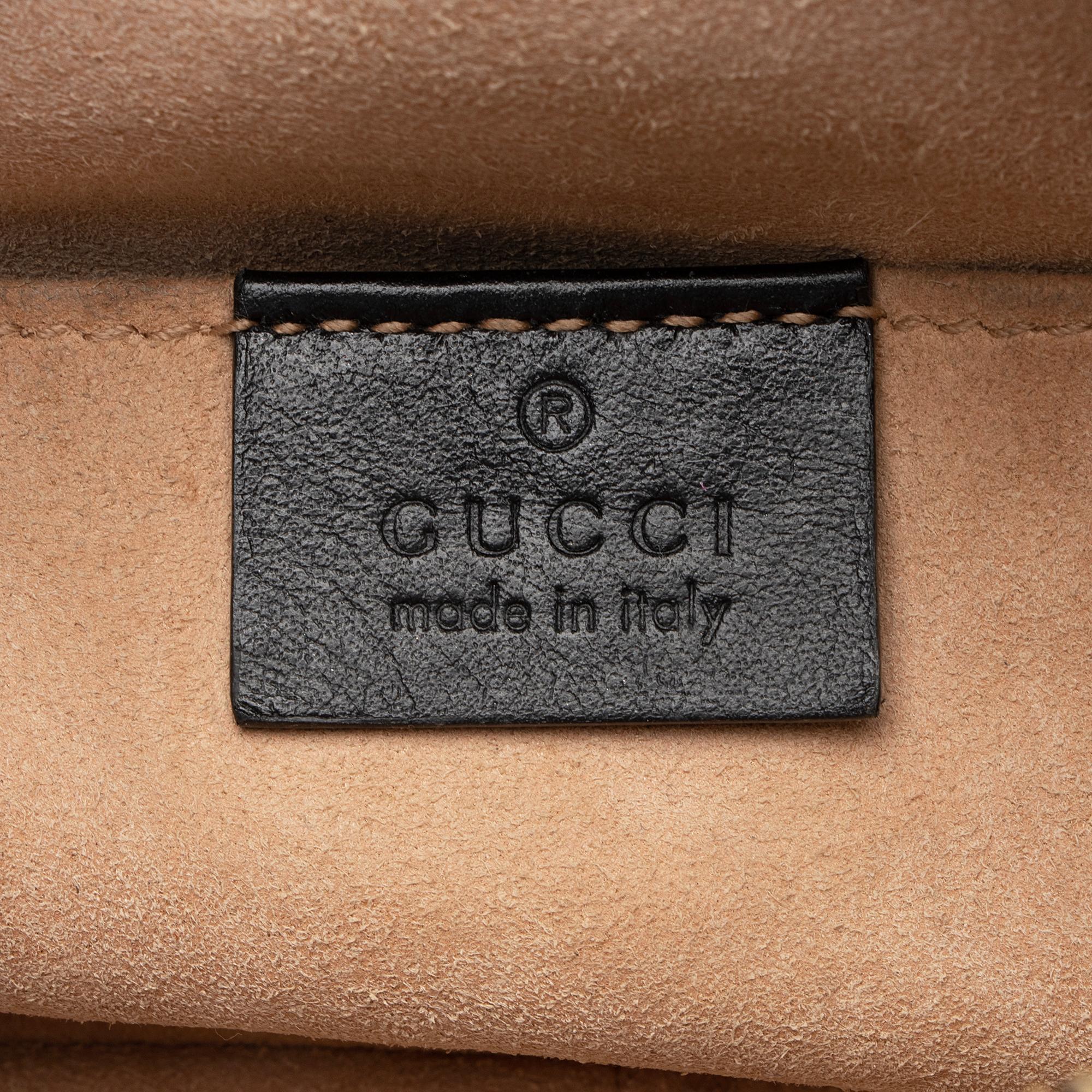 Gucci Matelasse Leather GG Marmont Mini Bag (SHF-jGNX76)