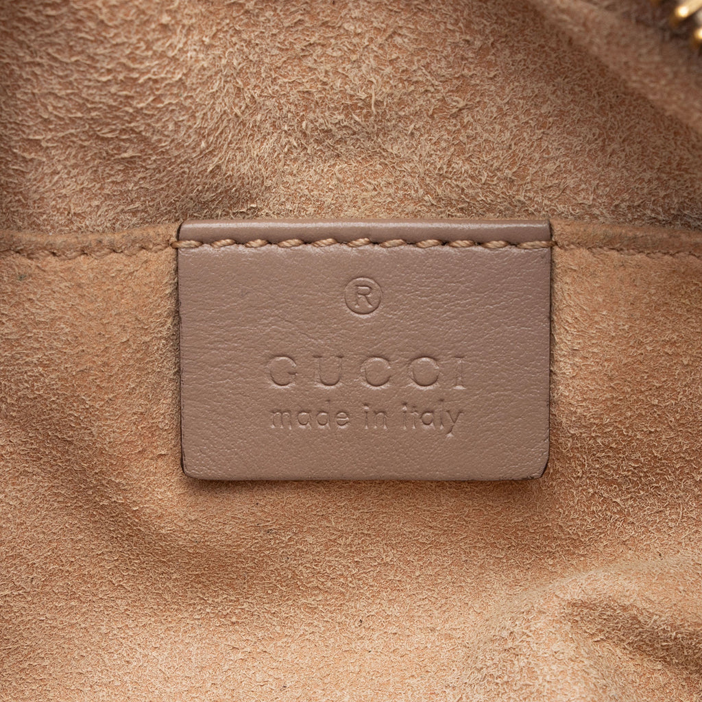 Gucci Matelasse Leather GG Marmont Mini Bag (SHF-mxqNer)