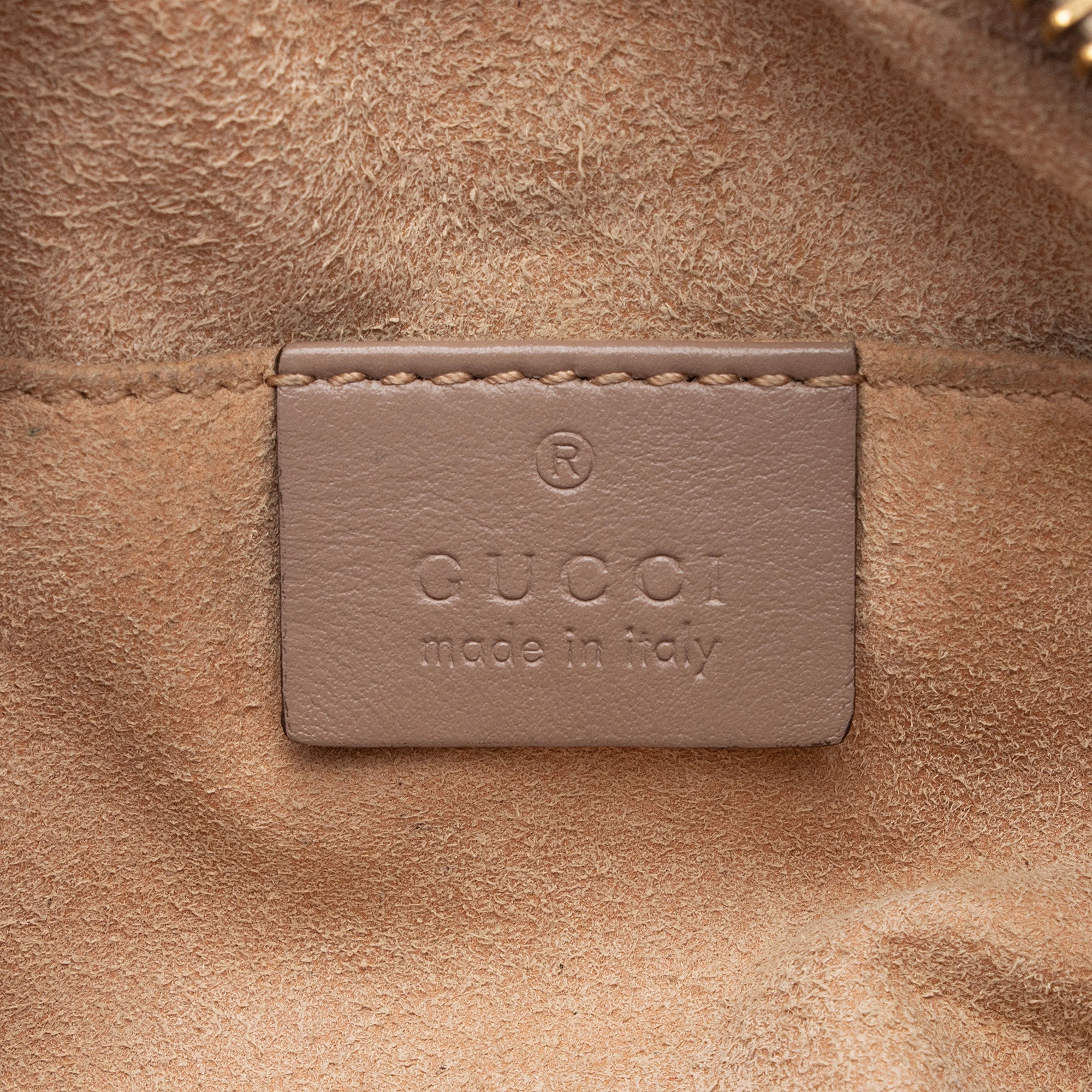 Gucci Matelasse Leather GG Marmont Mini Bag (SHF-mxqNer)
