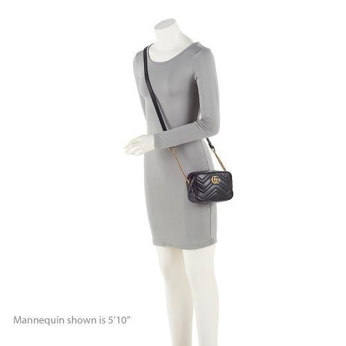 Gucci Matelasse Leather GG Marmont Mini Bag (SHF-iLzP5K)