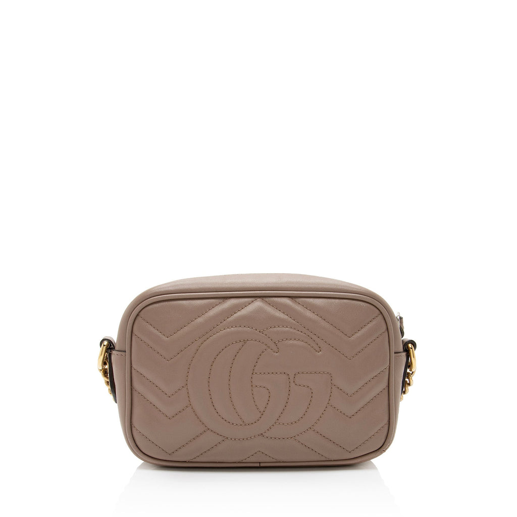 Gucci Matelasse Leather GG Marmont Mini Bag (SHF-rnywkF)