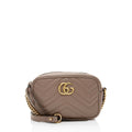 Gucci Matelasse Leather GG Marmont Mini Bag (SHF-rnywkF)
