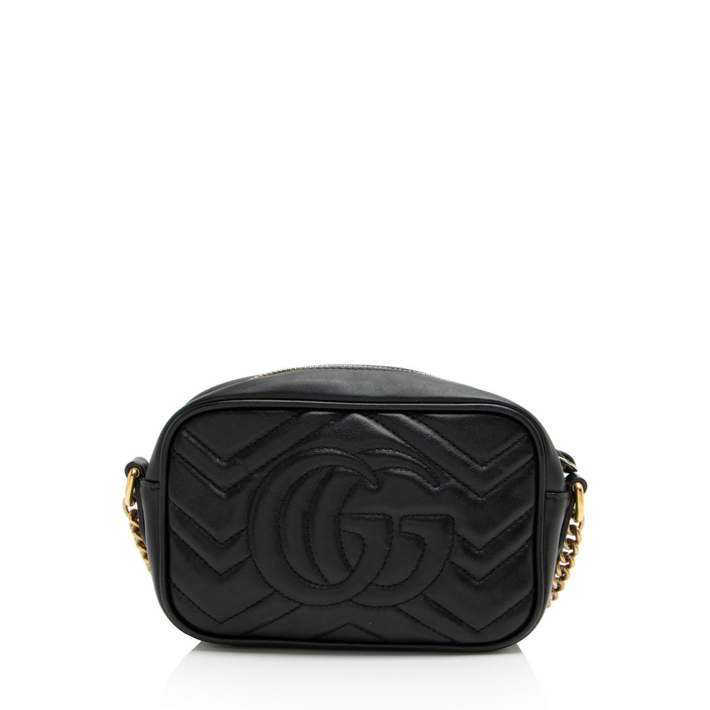 Gucci Matelasse Leather GG Marmont Mini Bag