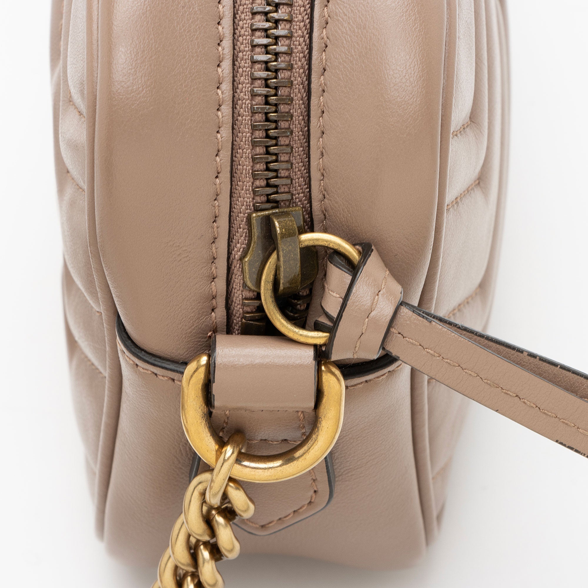 Gucci Matelasse Leather GG Marmont Mini Camera Bag