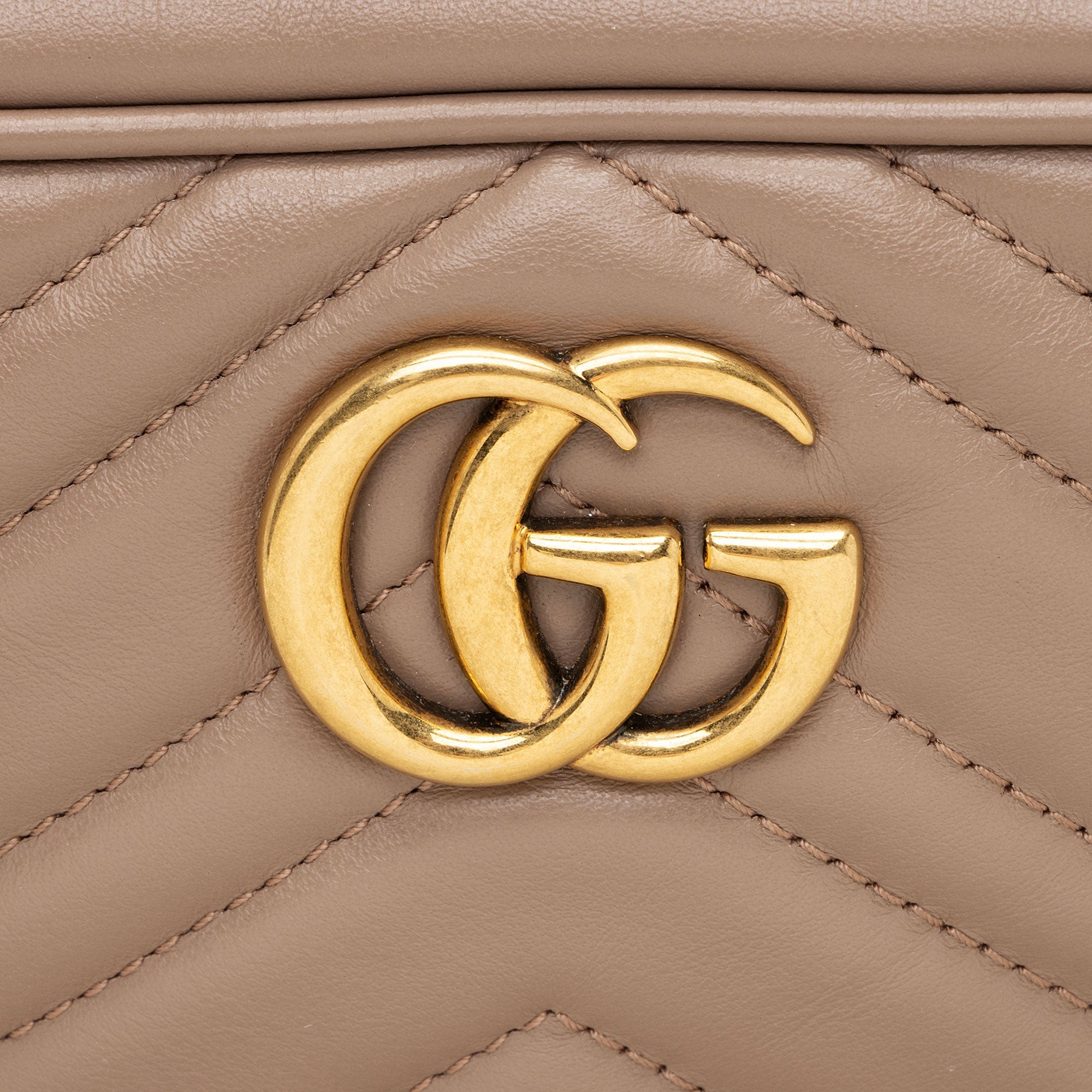 Gucci Matelasse Leather GG Marmont Mini Camera Bag
